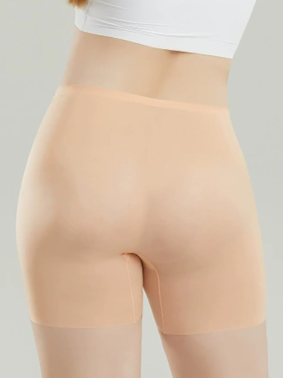 2 Pieces Women Pure Color High Waist Underpants