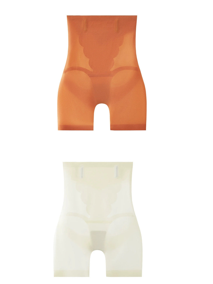 2 Pieces Summer Women Thin High Waist Hip-lifting Leggings