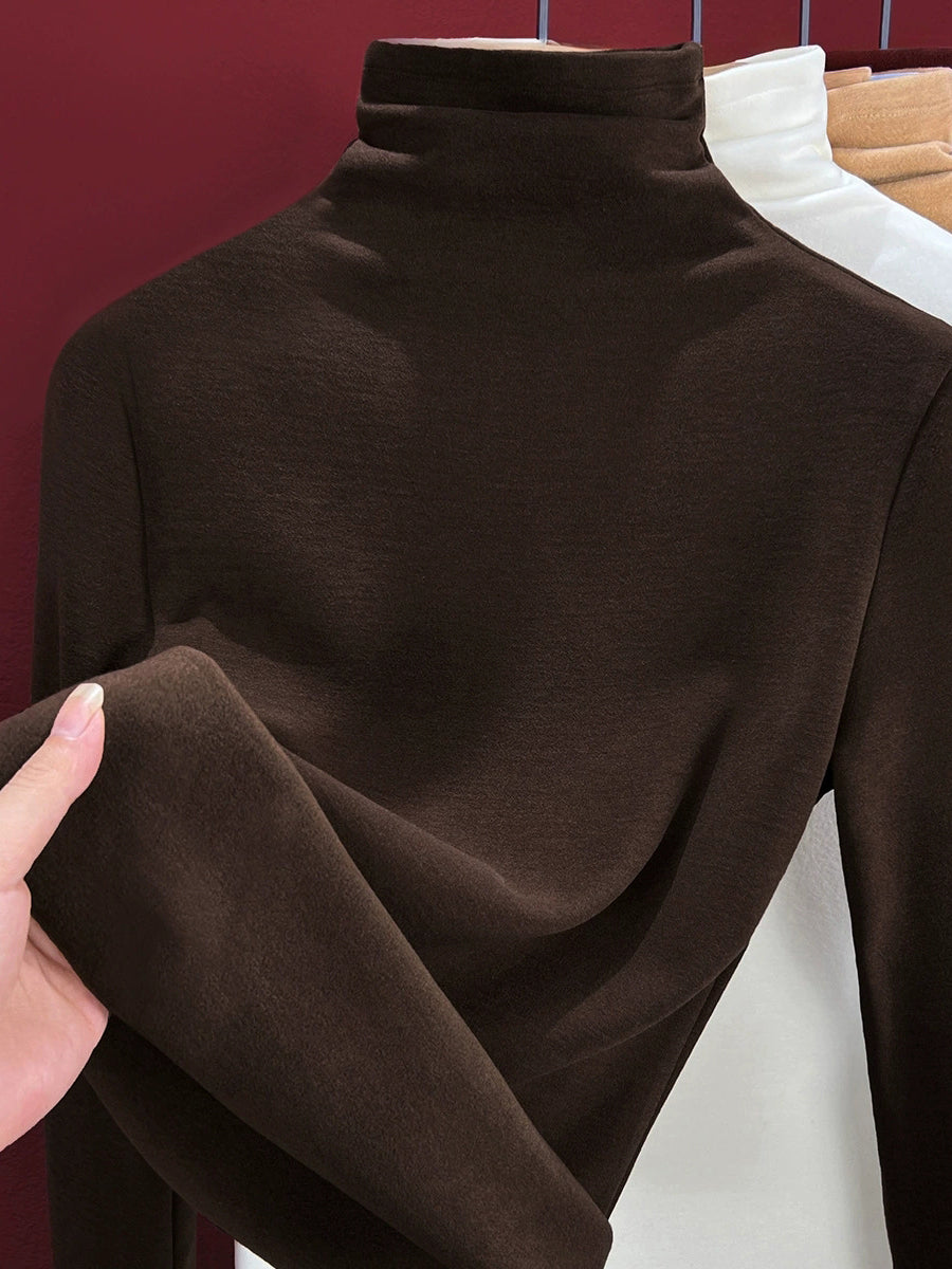 Women Autumn Casual Knitted Turtleneck Sweater