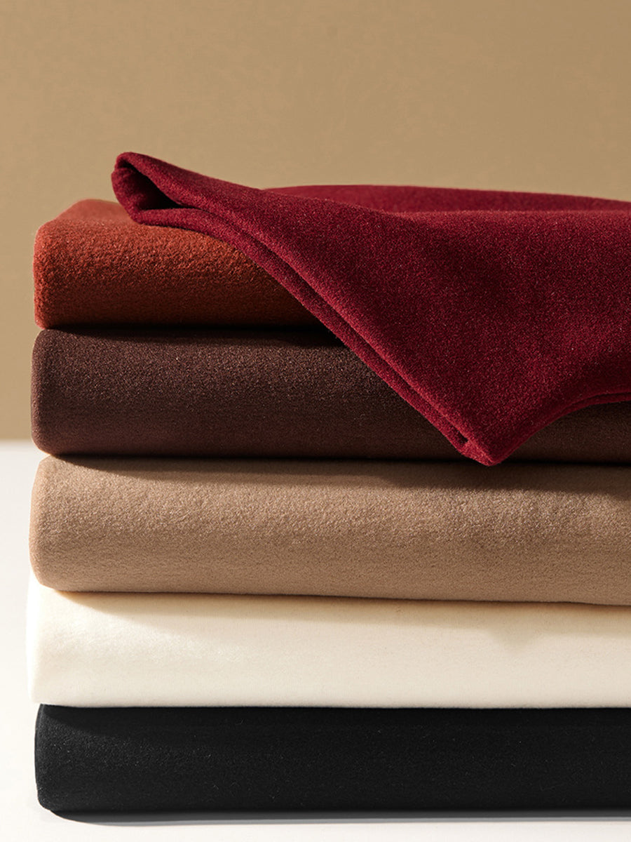 Women Autumn Casual Pure Color Half-Turtleneck Sweater