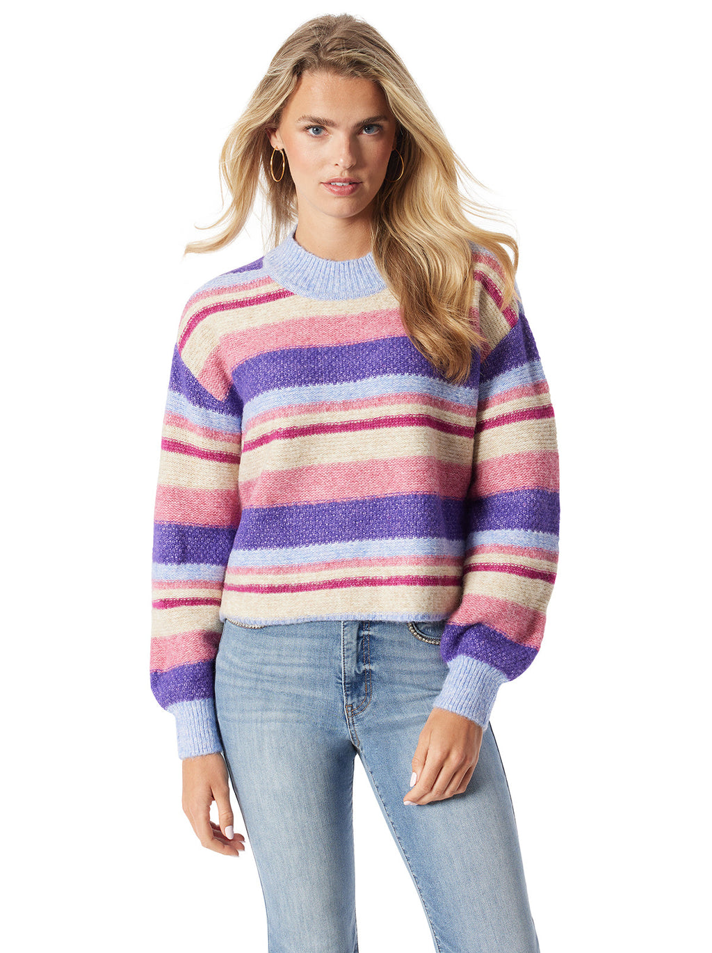 Portia Sweater in Baby Lavender