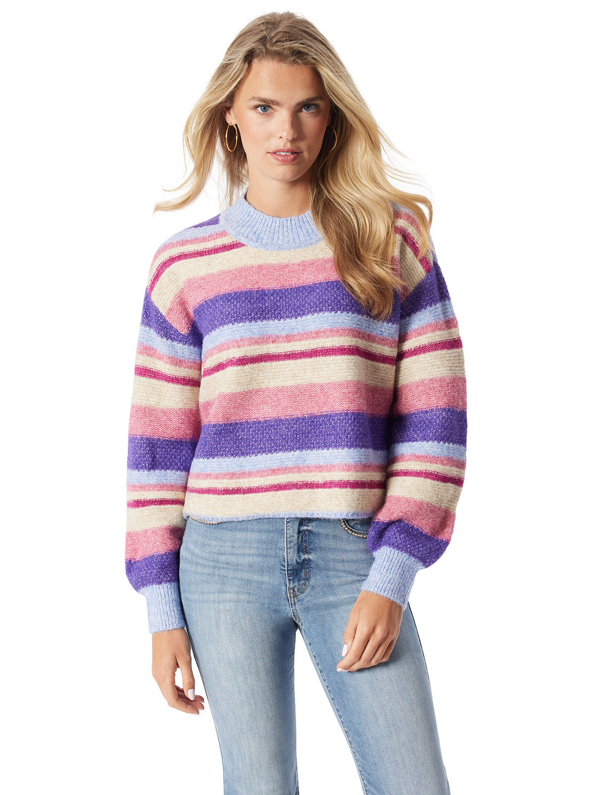 Portia Sweater in Baby Lavender