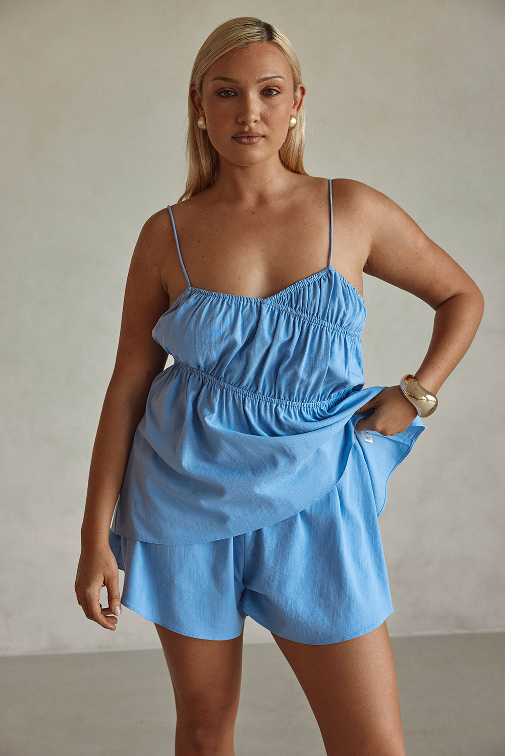 Octavia Shorts - Blue