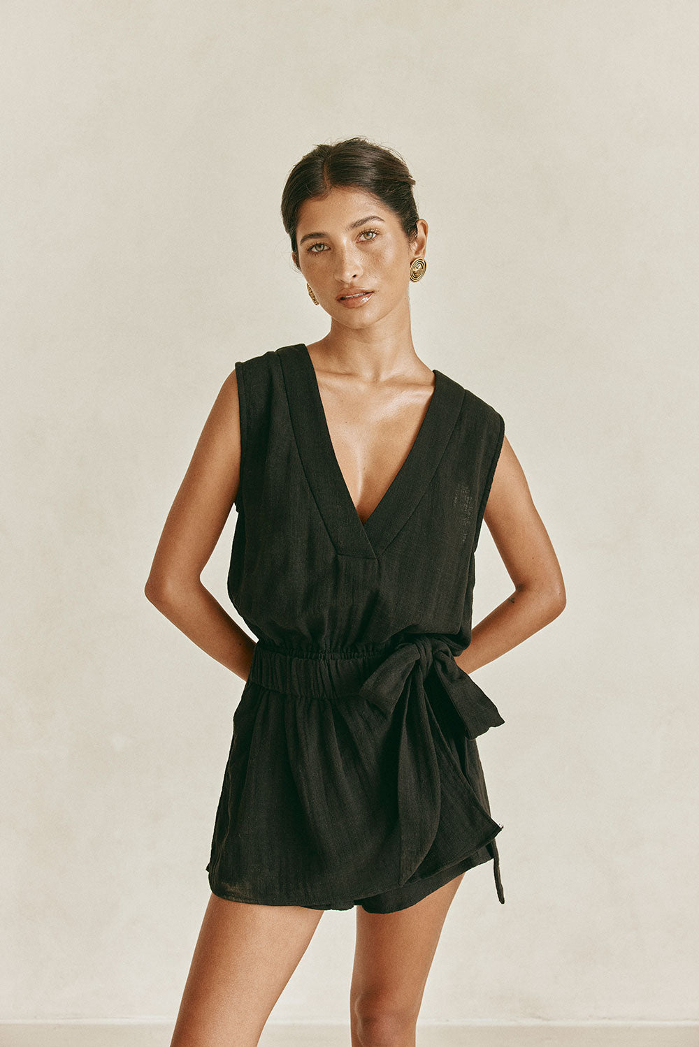 Sandy Playsuit - Black
