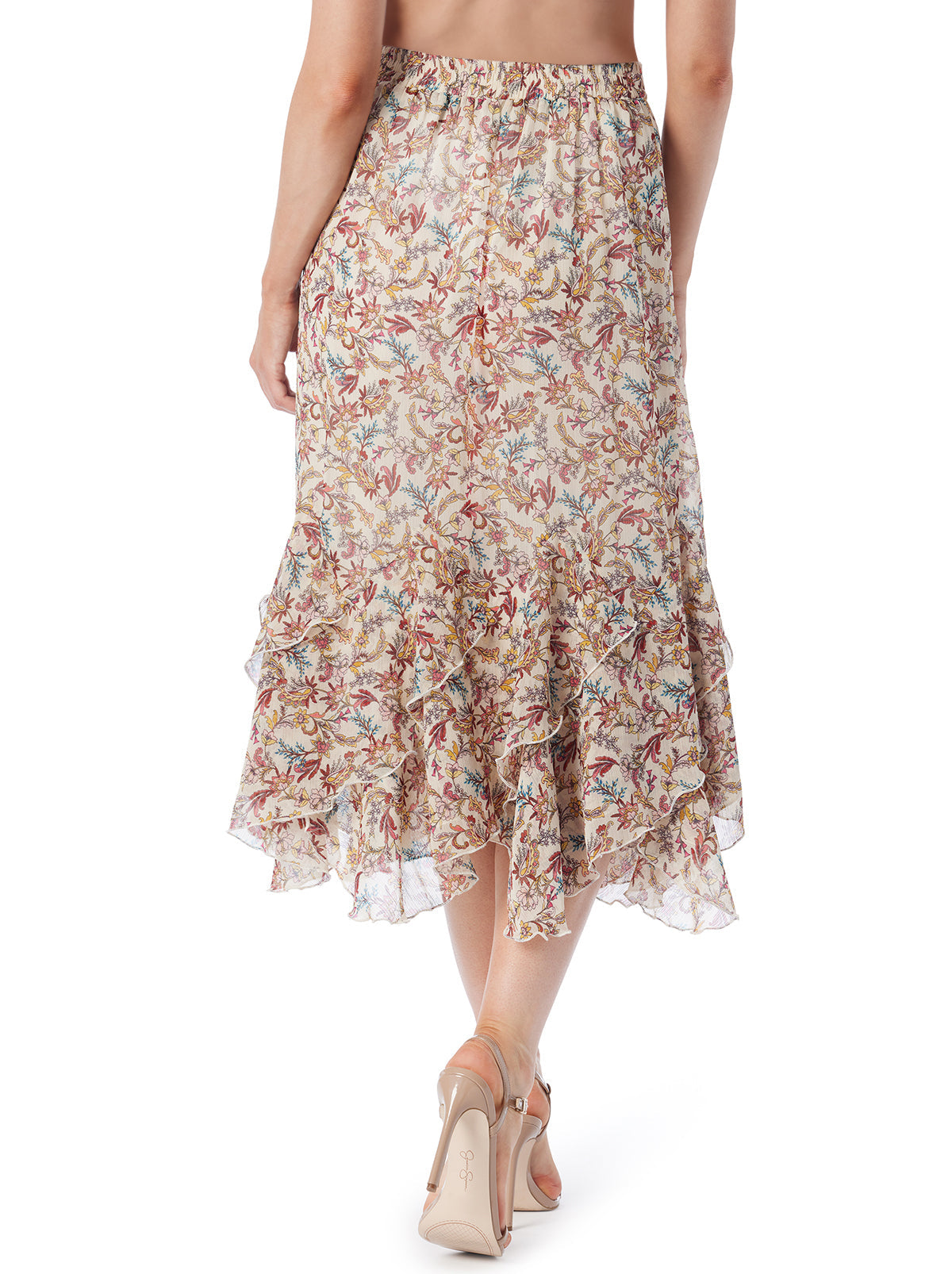 Erie Skirt in Cartoon Florals