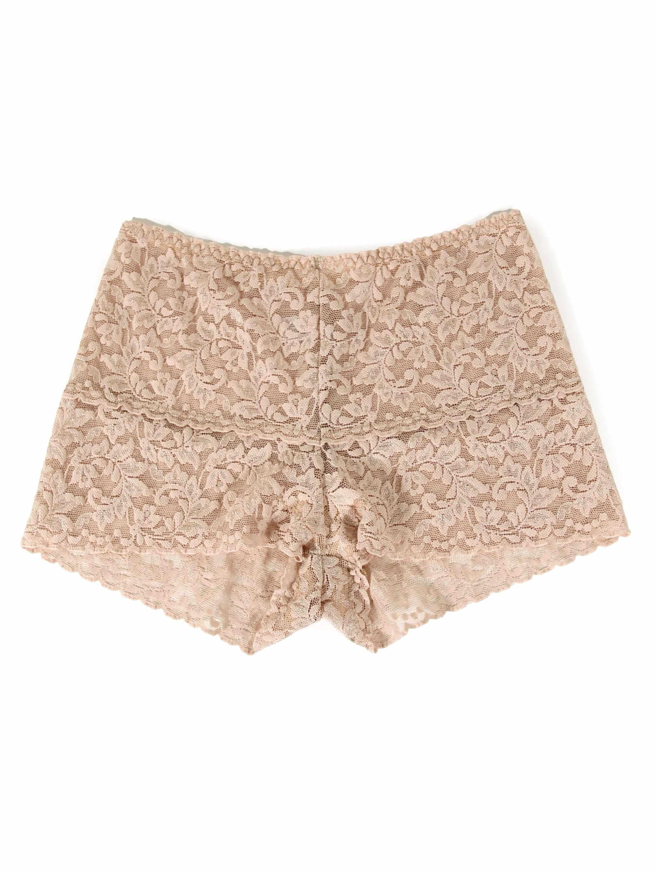 Retro Lace Hot Pant Chai