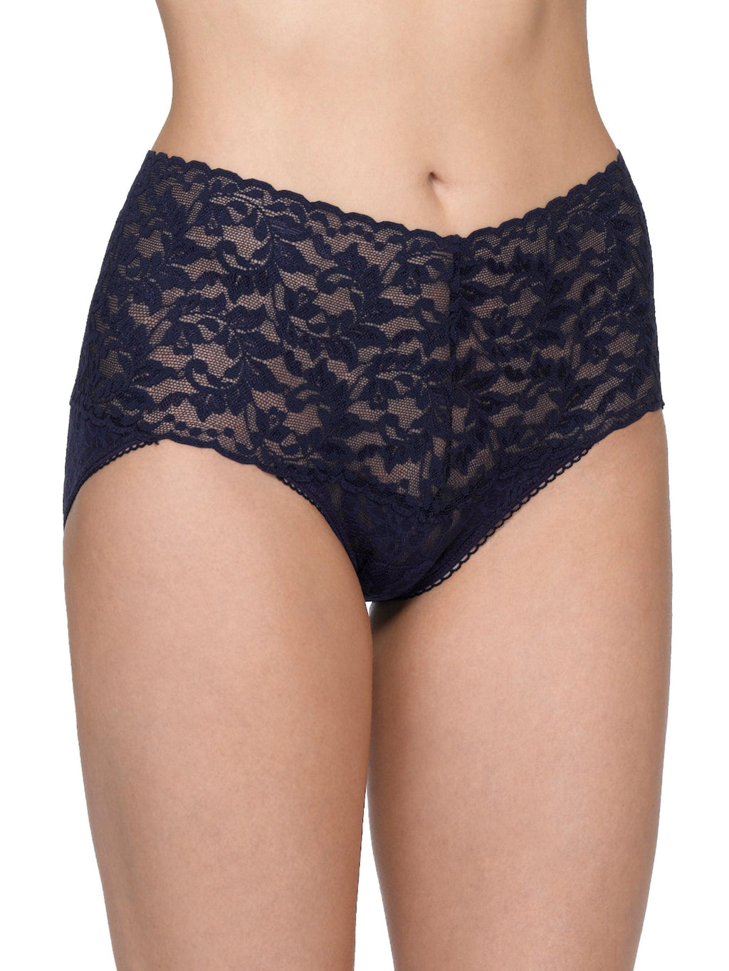 Retro Lace V-Kini Navy
