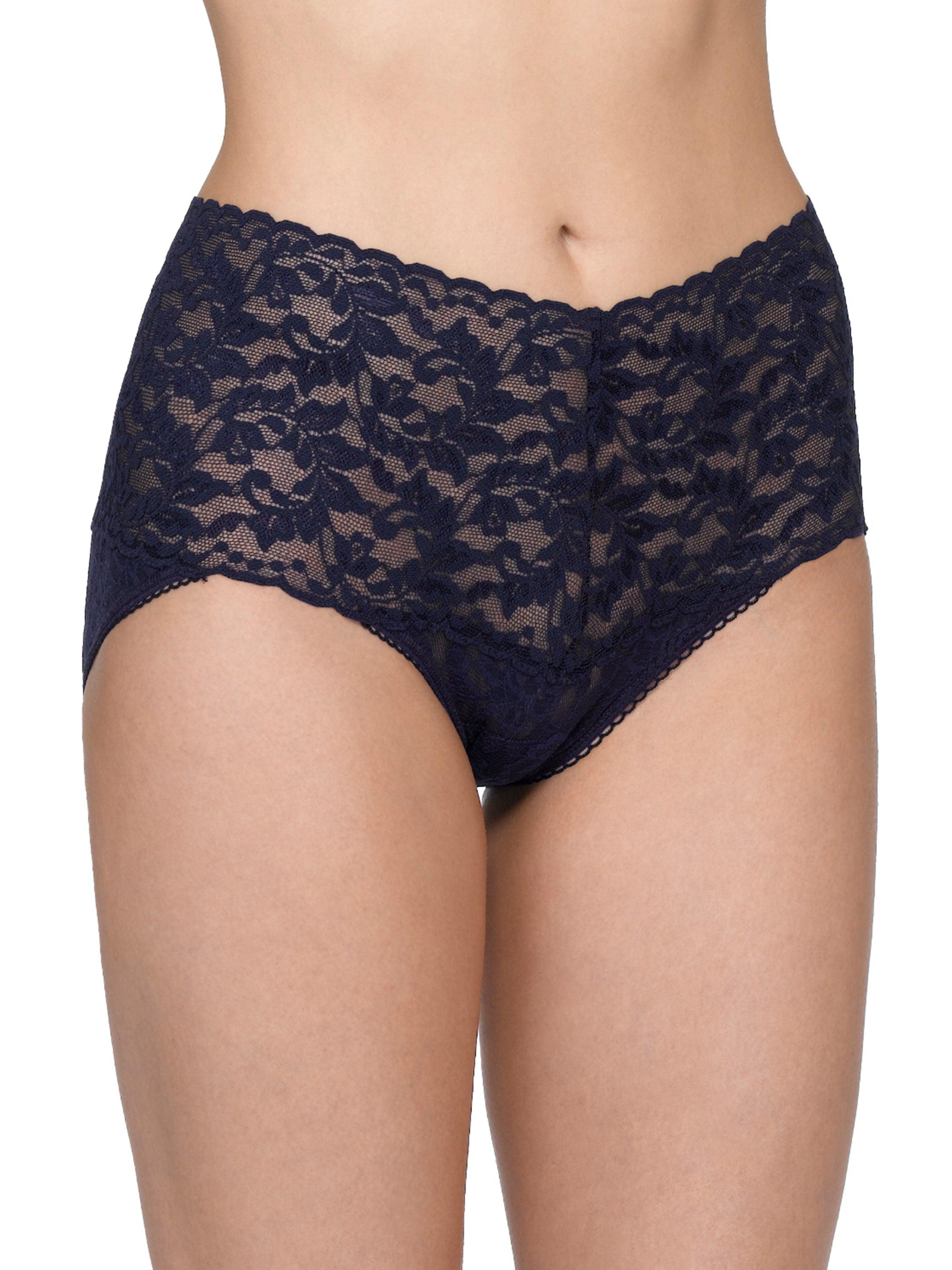 Retro Lace V-Kini Navy