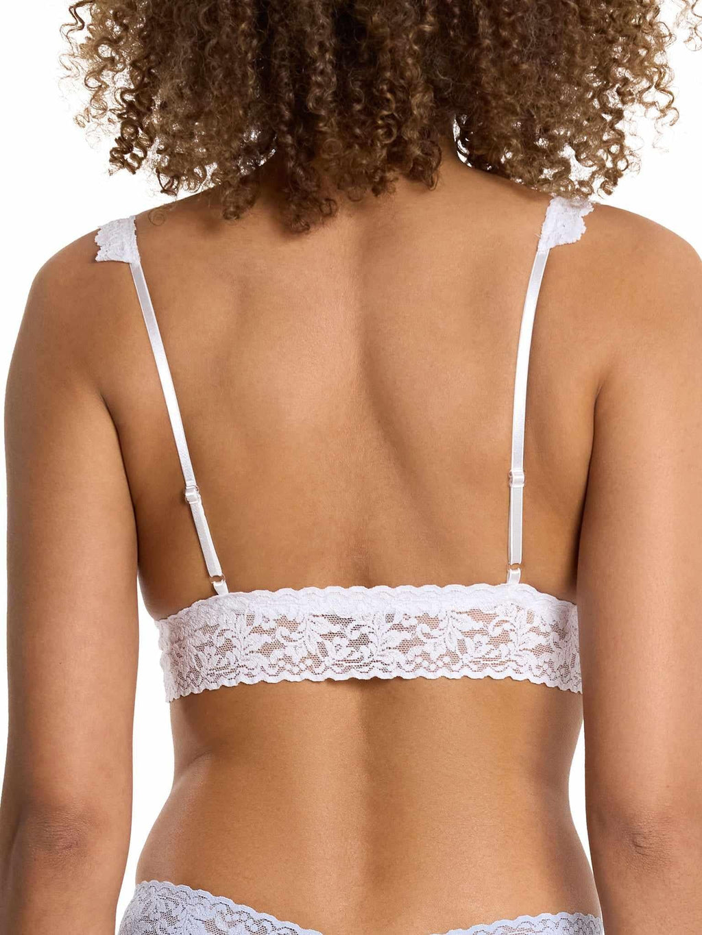 Signature Lace® Crossover Bralette White  Black Friday Sale