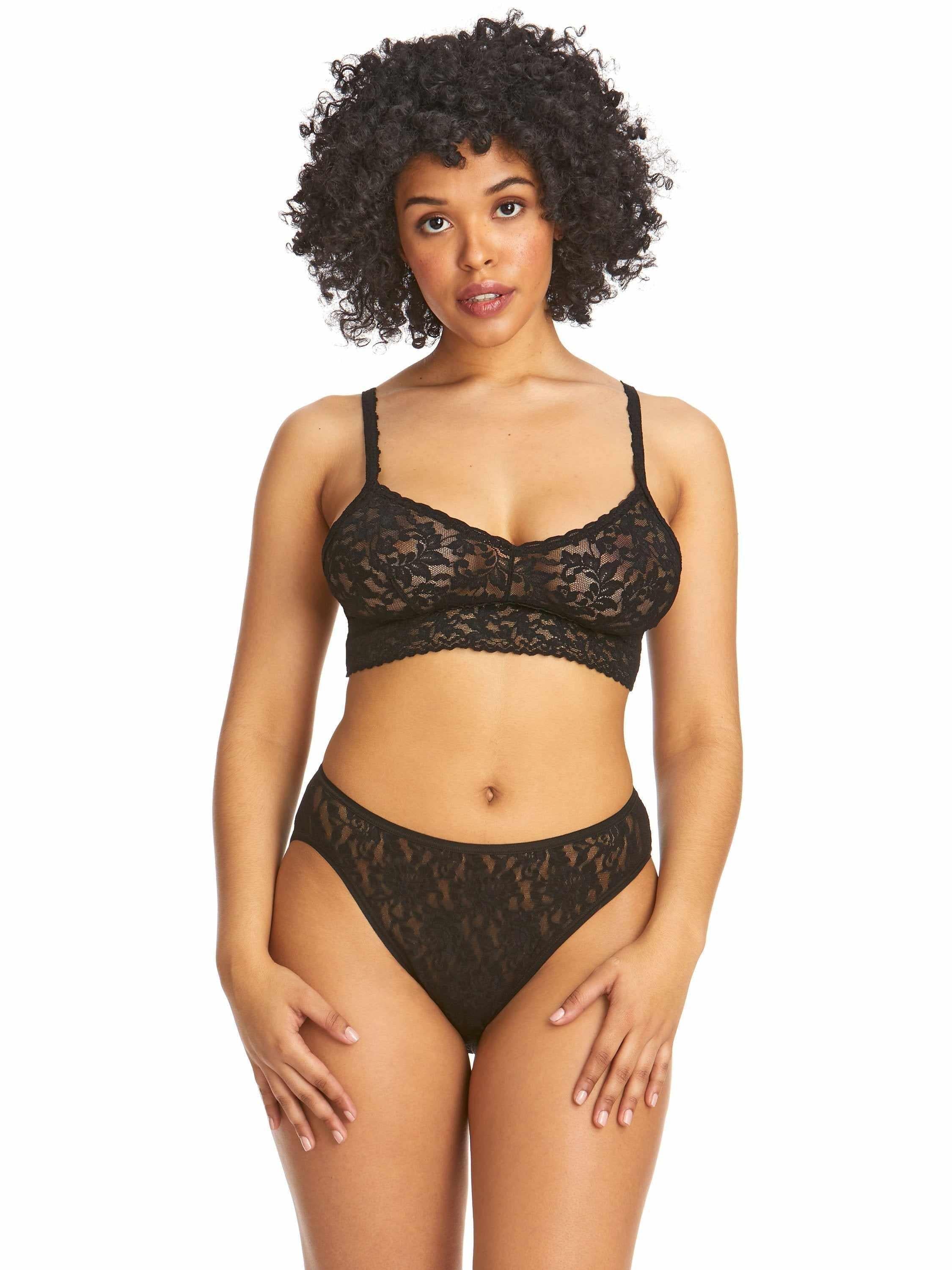 Signature Lace® High Cut Brief Black  Black Friday Sale