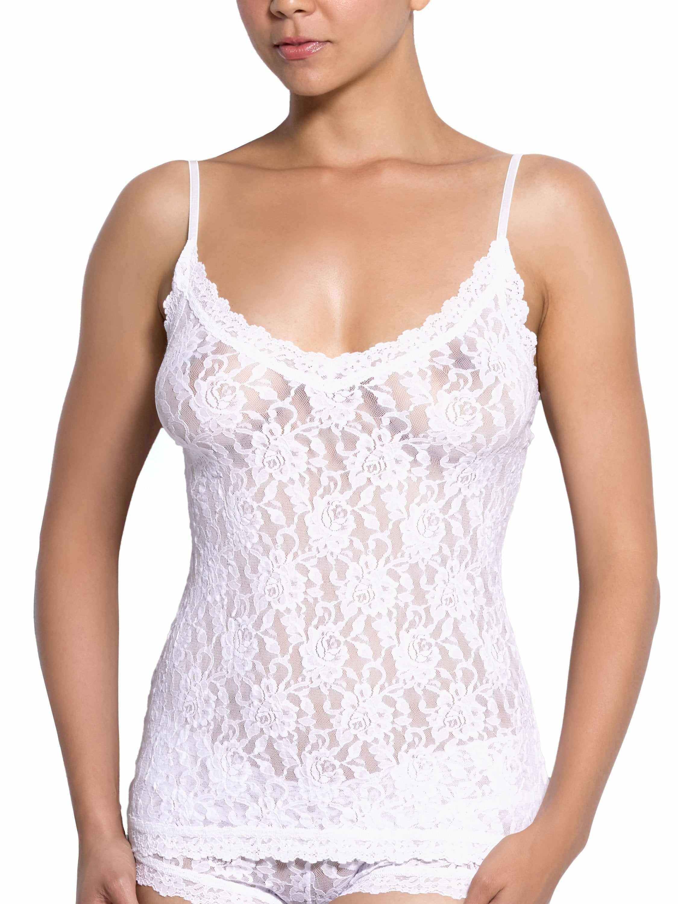 Signature Lace® V-Front Cami White