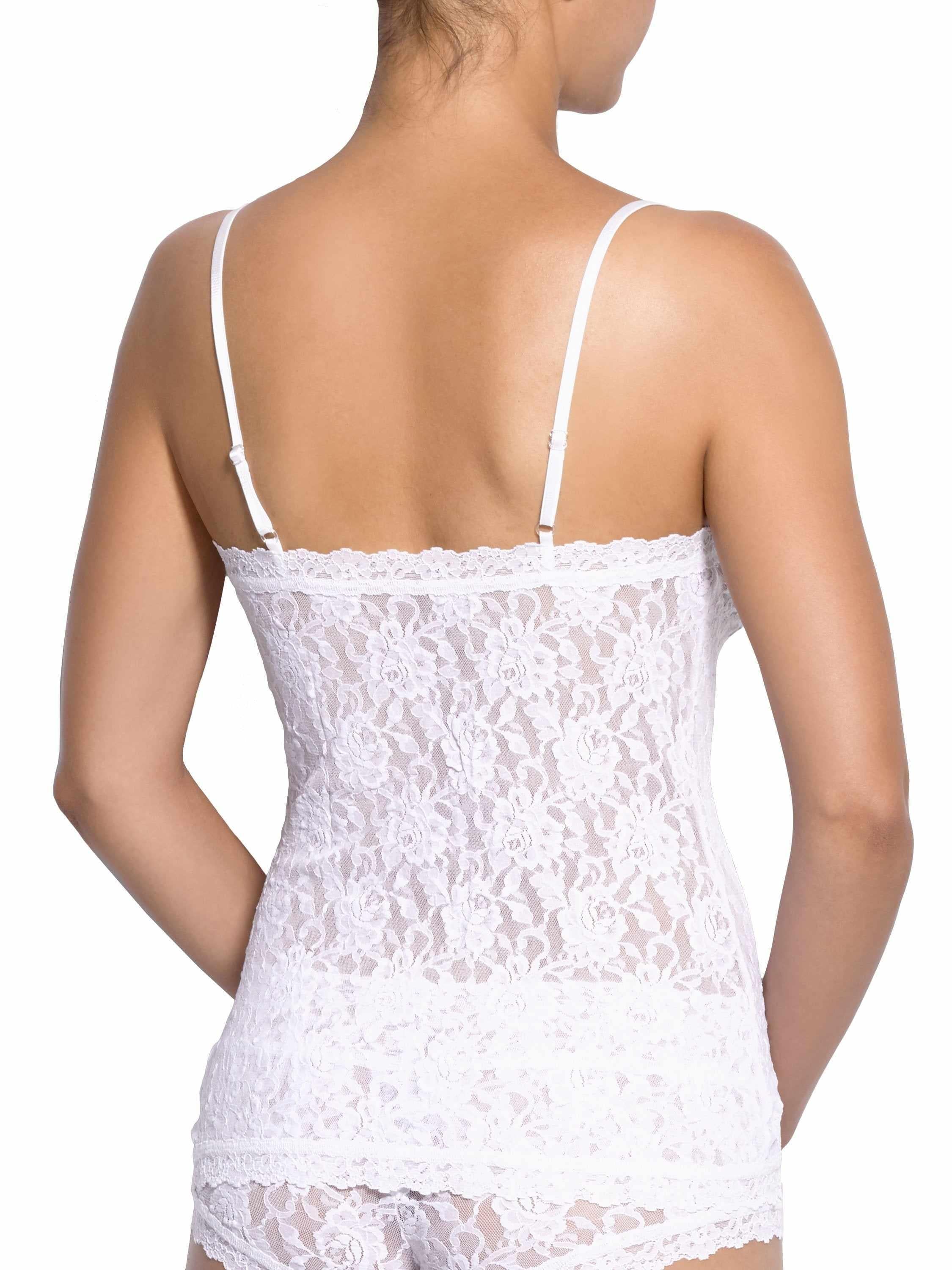 Signature Lace® V-Front Cami White