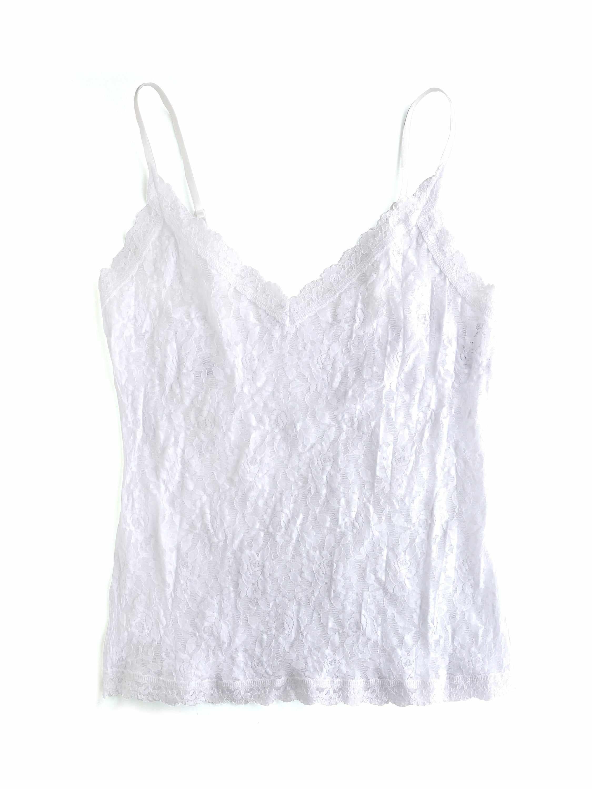 Signature Lace® V-Front Cami White