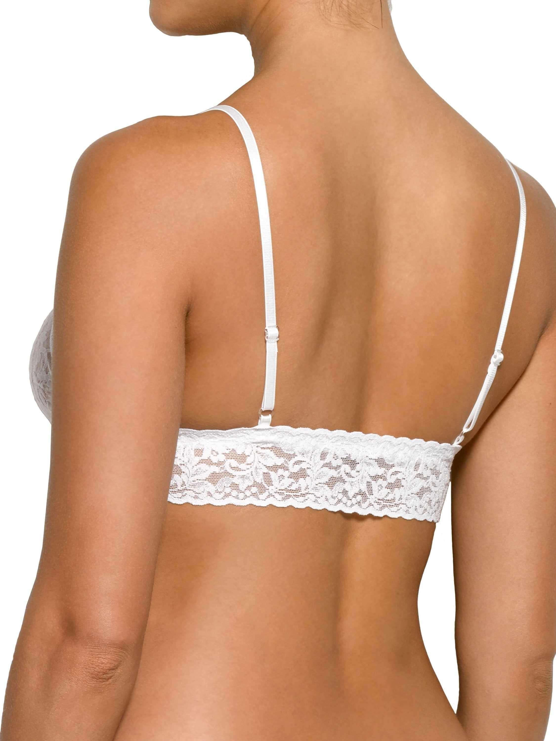 Signature Lace® Padded Triangle Bralette White