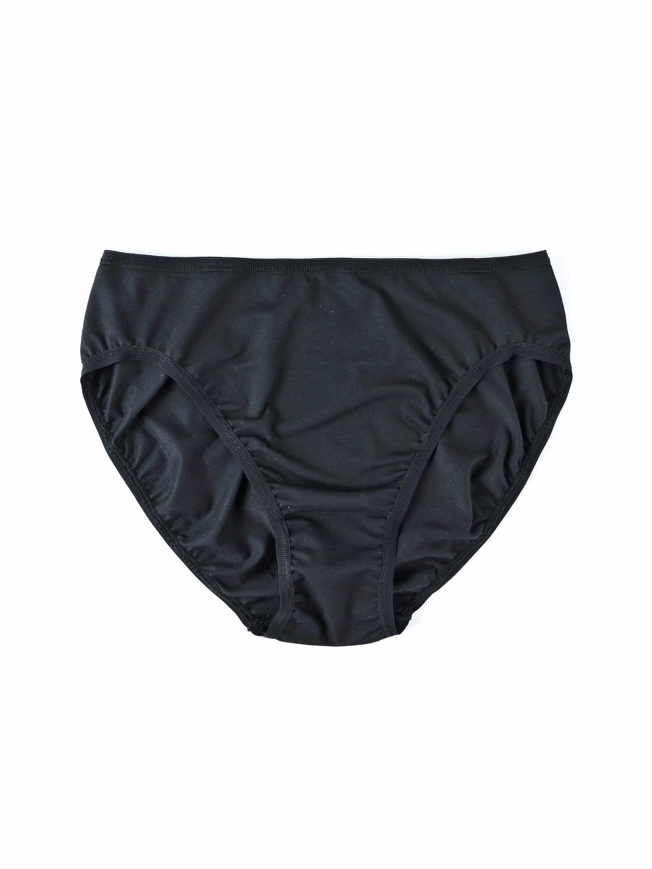 Supima® Cotton High Cut Brief Black  Black Friday Sale