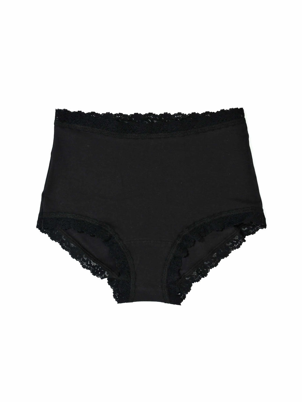 Supima® Cotton High Rise Boyshort Black  Black Friday Sale