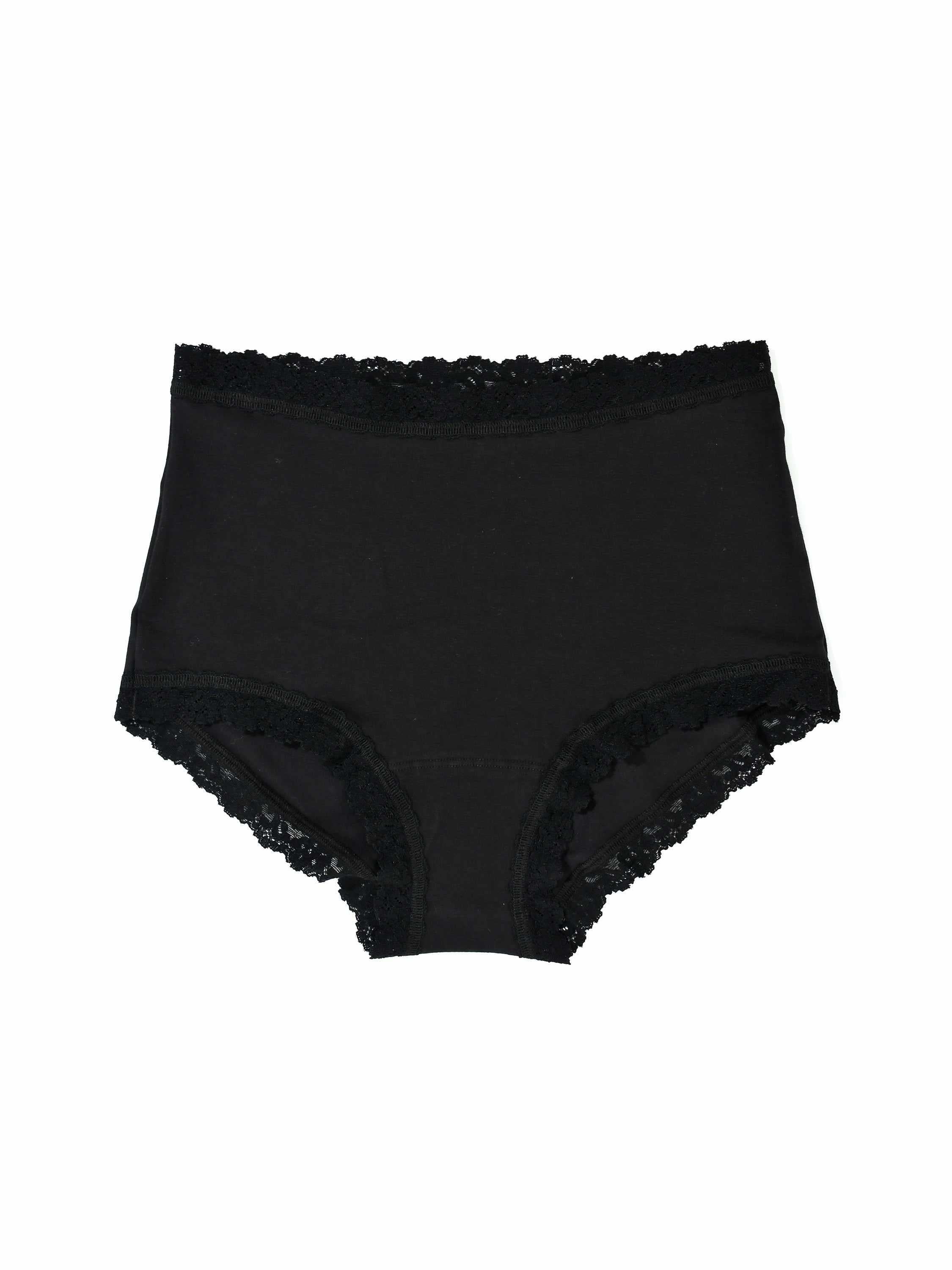 Supima® Cotton High Rise Boyshort Black  Black Friday Sale