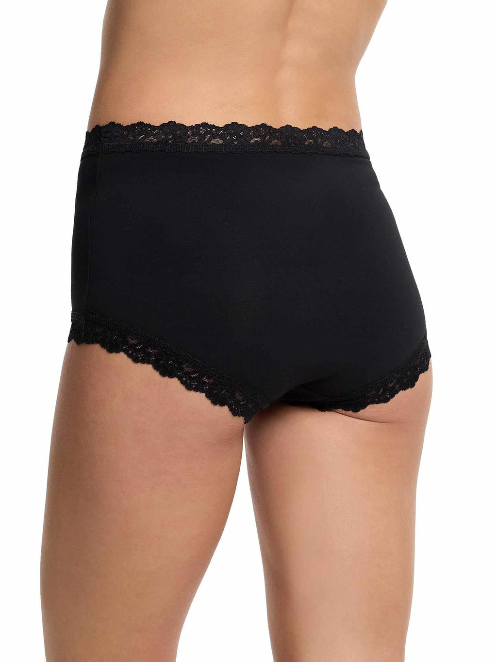 Supima® Cotton High Rise Boyshort Black  Black Friday Sale
