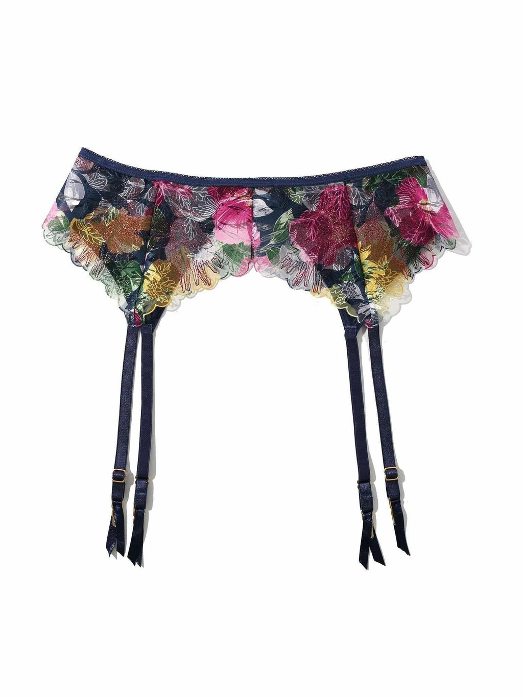&oh Wildly Blooming Garter Belt Dark Sky Blue  Black Friday Sale