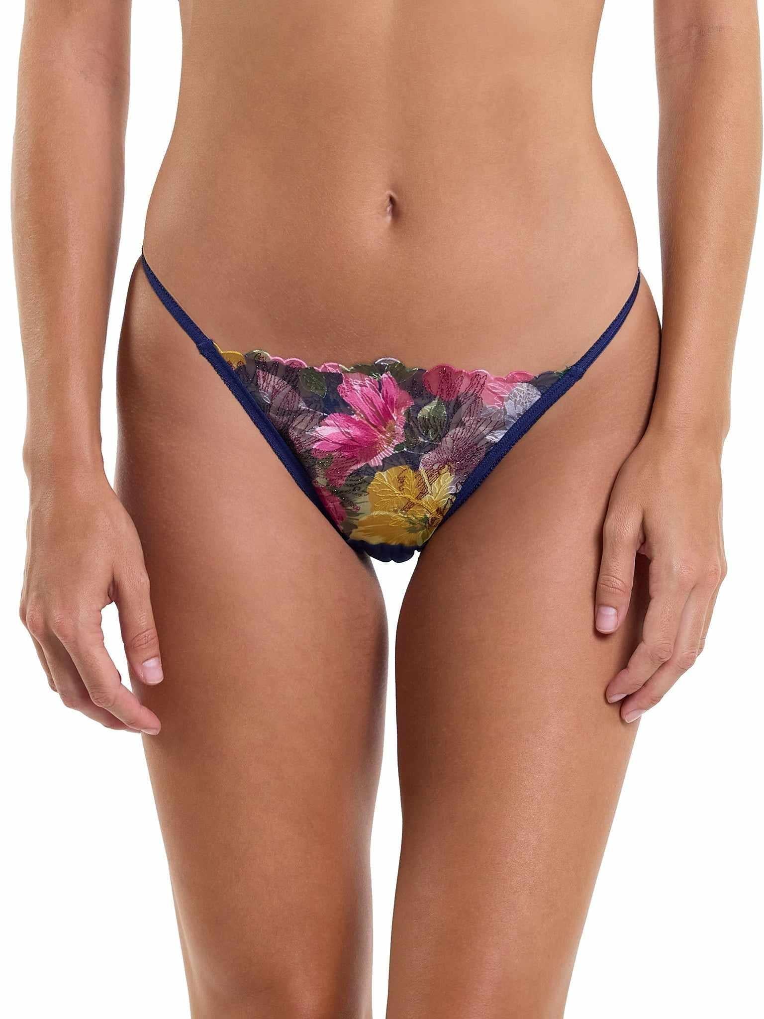 &oh Wildly Blooming Tanga Dark Sky Blue  Black Friday Sale