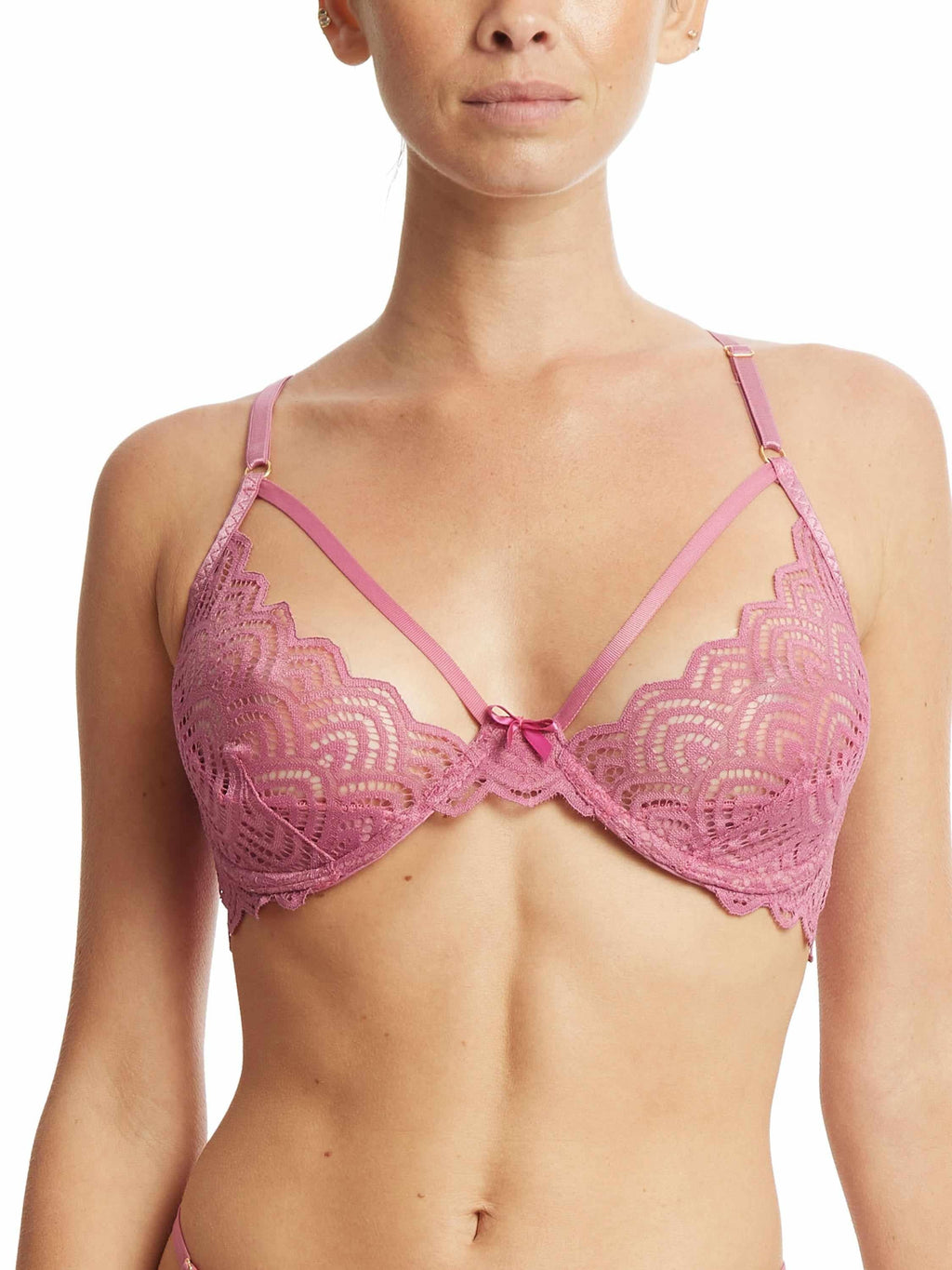 &oh™ Along The Lines Underwire Bra Rosehip Pink  Black Friday Sale