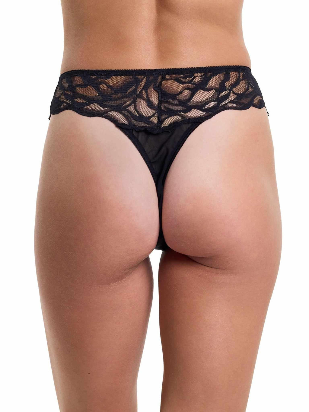 &oh™ Dark Romance Natural Rise Thong Black  Black Friday Sale
