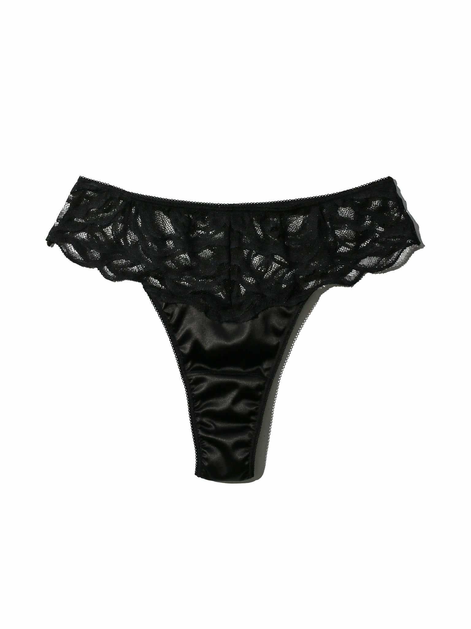 &oh™ Dark Romance Natural Rise Thong Black  Black Friday Sale