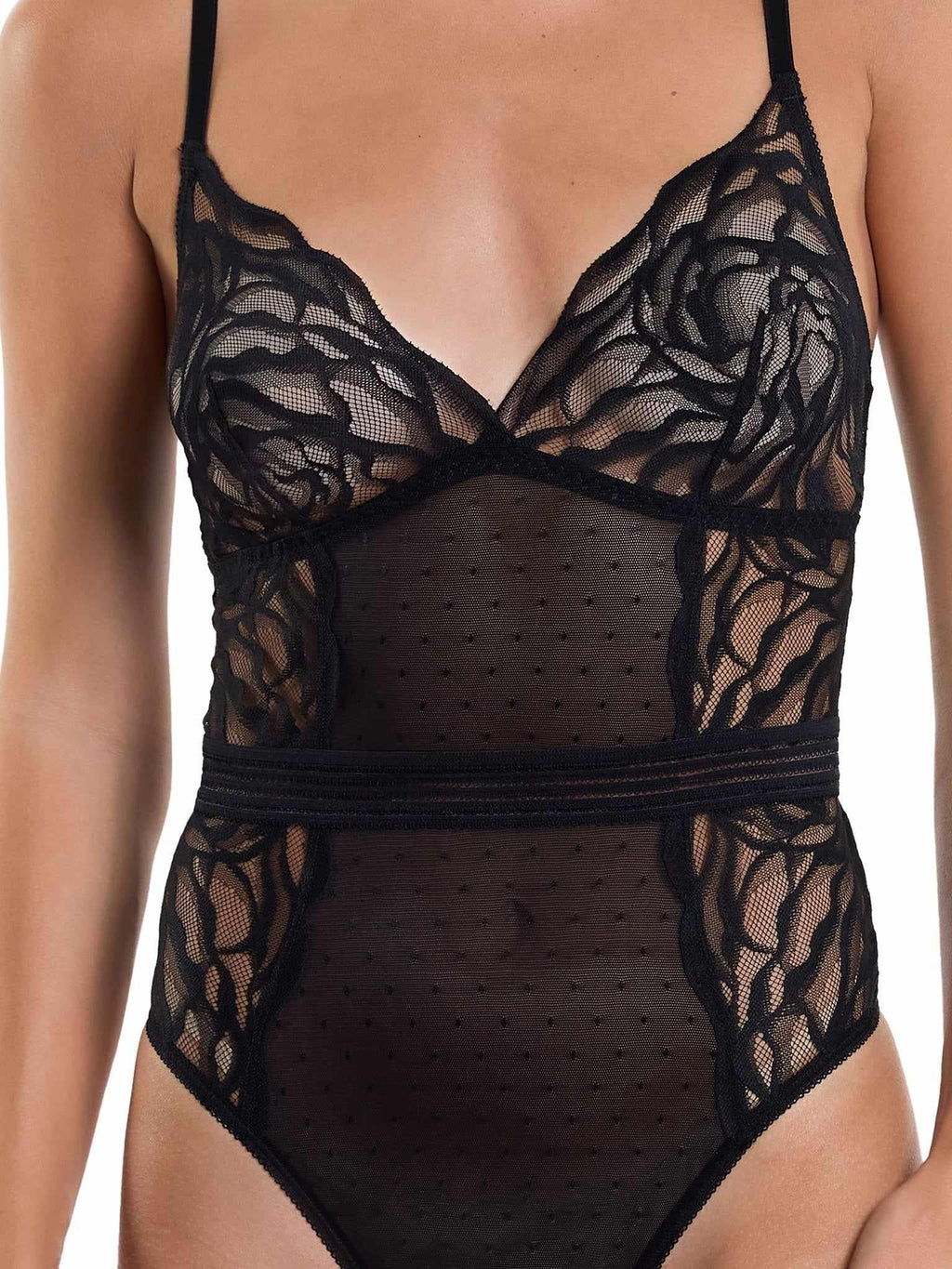 &oh™ Glamorous Grunge Bodysuit Black  Black Friday Sale