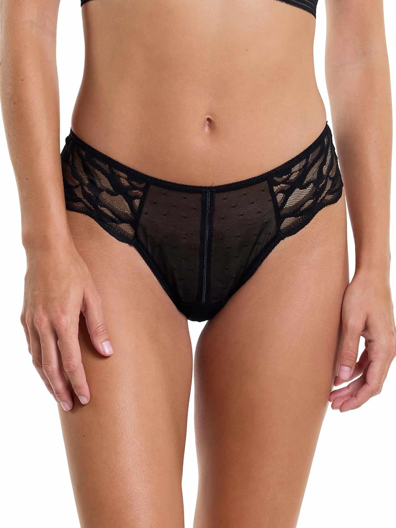 &oh™ Glamorous Grunge Diamond Thong Black  Black Friday Sale
