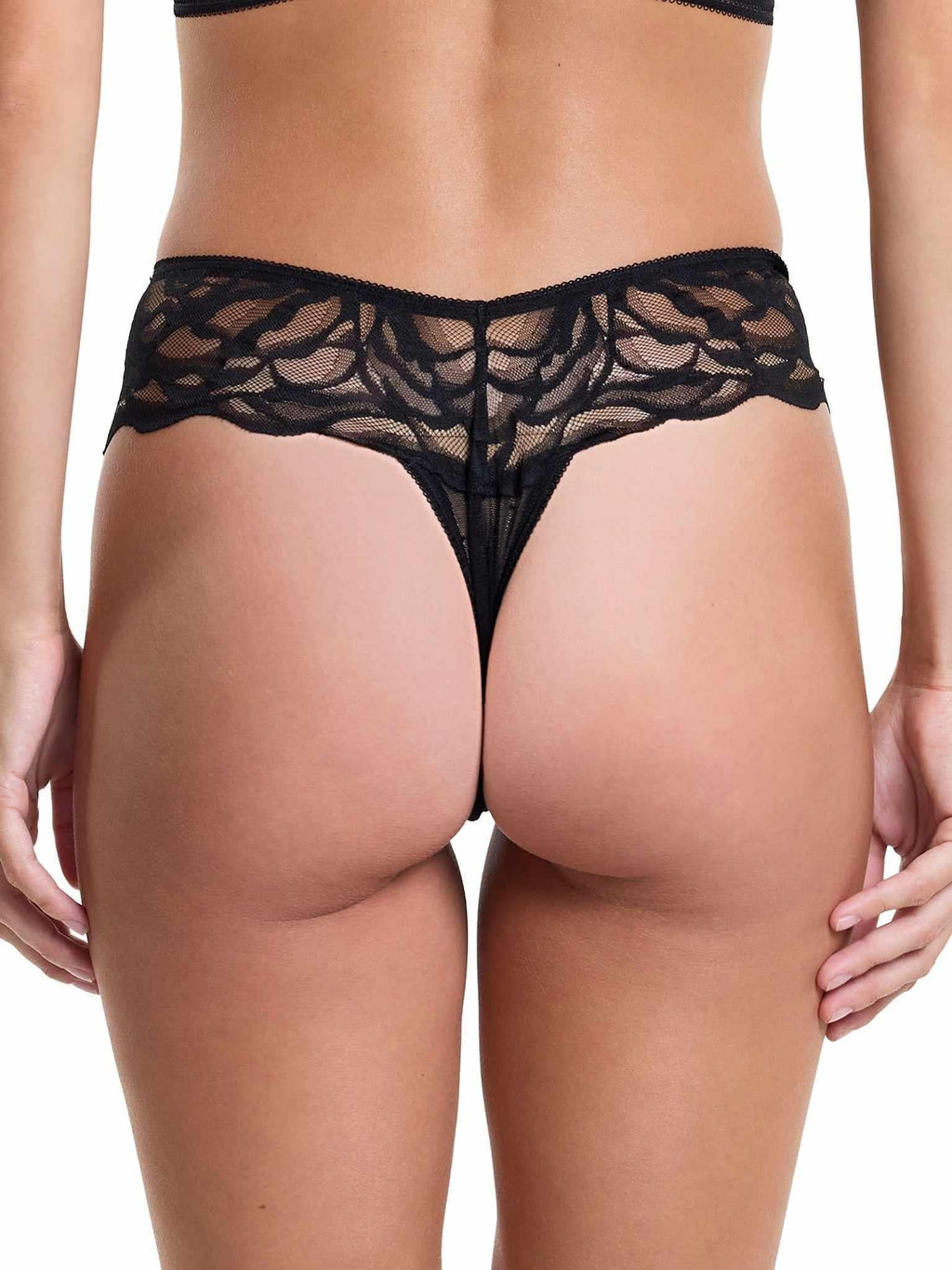 &oh™ Glamorous Grunge Diamond Thong Black  Black Friday Sale