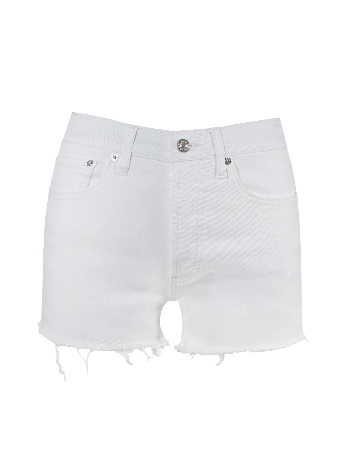Hug Me High Rise Short in White