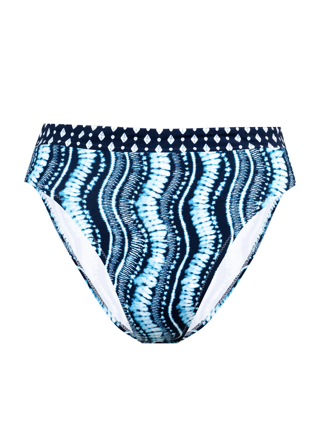 High Waist Bottom in Shibori