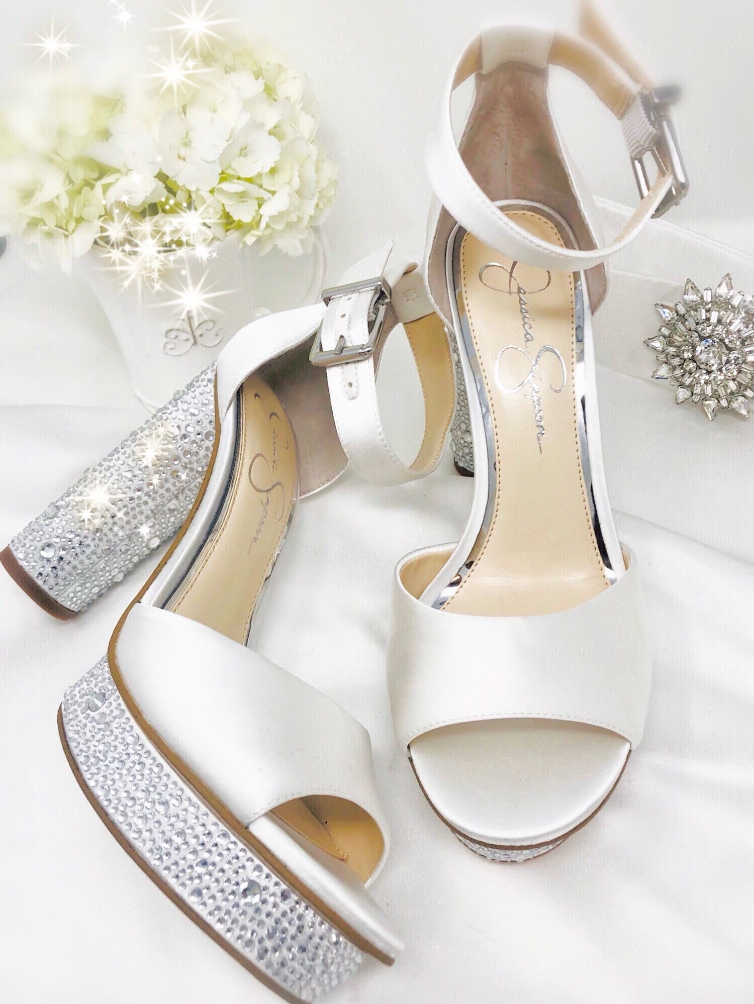 Everyn High Heel in Bridal White