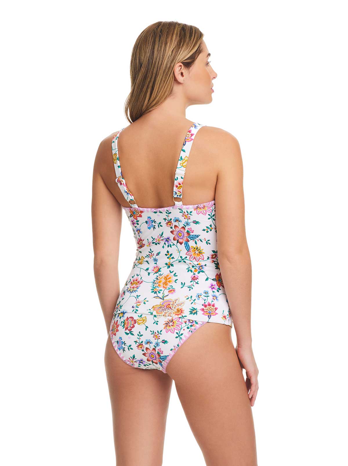 Bandeau Tankini in Stitches