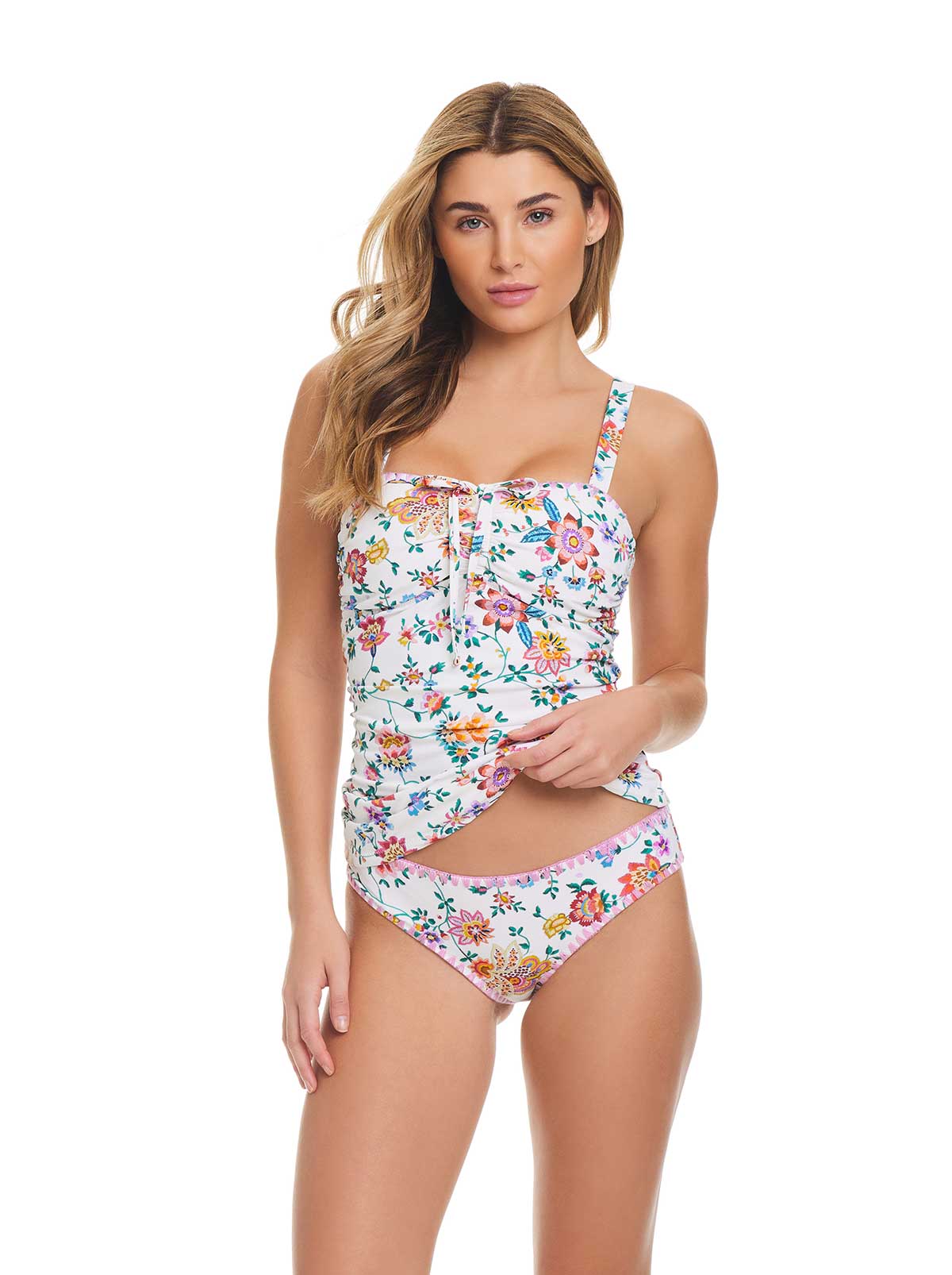 Bandeau Tankini in Stitches